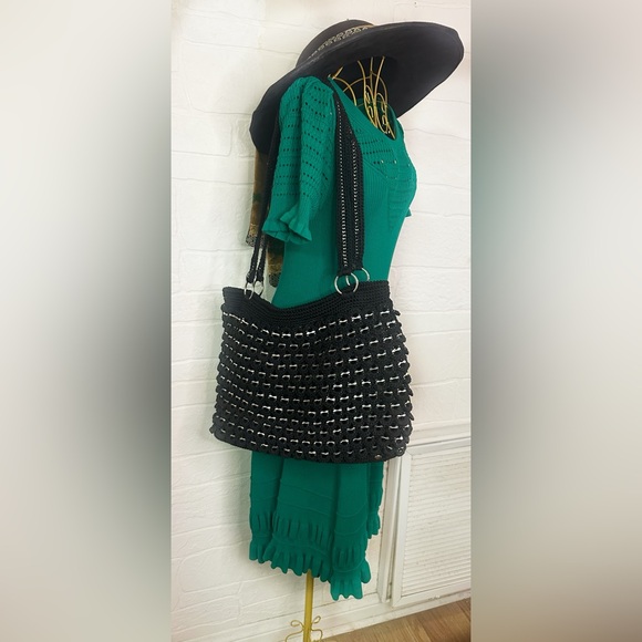 Escama Studios Crocheted Recycled Soda Tab Purse NWOT - Picture 3 of 15